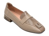 Cumpara ieftin Mocasini IMAGE gri, 021G600, din piele naturala