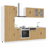 VidaXL Set dulap de bucătărie 8 piese &bdquo;Kalmar&rdquo; stejar artizanal lemn