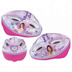 Casca protectie Violeta Disney Eurasia, ajustabila 52-56 cm, Multicolor foto