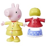 Peppa Pig Set figurina si accesorii vestimentare Peppa Pig 15cm, Hasbro