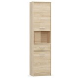 Dulap 2 usi 1 sertar pal stejar sonoma Teyo 50x195x34 cm