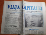 ziarul viata capitalei 13 ianuarie 1990-anul 1,nr. 1 - prima aparitie a ziarului