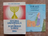 ISTORIA UNIVERSALA A POPORULUI EVREU - Alfred Harlaoanu , 1992 + harta