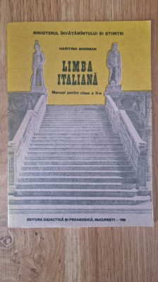 LIMBA ITALIANA. Manual pentru clasa a II-a - Haritina Gherman foto