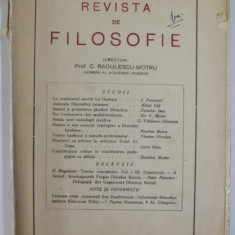 REVISTA DE FILOSOFIE , VOL. XXVI , NR. 3-4 , IULIE - DECEMBRIE 1941