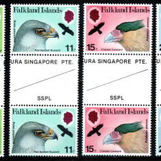 Falkland 1980, Mi #308-311**, fauna, pasari rapitoare, MNH! Cota 15 €!