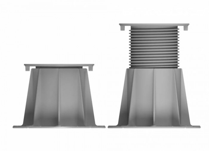 Plot / Piedestal / Suport reglabil pentru gresie / Pardoseli inaltate, inaltime variabila XLeveling 133 - 225 mm