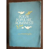 Poezii populare rom&acirc;nești: antologie (ed. Elena Petrovici; 1953)