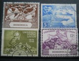 DOMINICA 1949 SERIE UPU, Stampilat