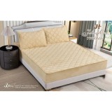 Cumpara ieftin Topper Saltea/Husa de pat matlasata si 2 fete de perne din catifea, cu elastic, model tip topper 180x200 - SPR522