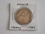 C50 - Moneda foarte veche - Anglia - one penny - 1946