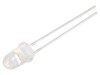 LED 5mm Roșie Convexă 15&deg; - Tensiune de Funcționare 2,1-2,6VDC, Număr Termic 2, Optosupply