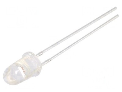 LED 5mm Roșie Convexă 15&amp;deg; - Tensiune de Funcționare 2,1-2,6VDC, Număr Termic 2 foto