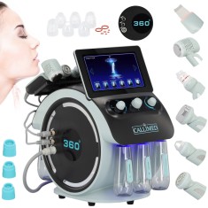 Hidrodermabraziune hidrogen curățare oxigen infuzie hidrogen cavitație peeling combina 5 &icirc;n 1 + VIDE