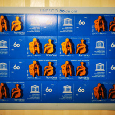 VOC 2005 LP1702b UNESCO - 60 ANI - coala cu 8 timbre + 8 viniete , MNH**