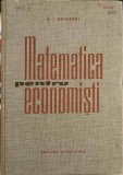 MATEMATICA PENTRU ECONOMISTI-A.I. BOIARSKI