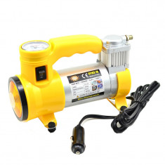 Compresor auto Cyclone, 12 V, 35 l/min, 150 PSI, 10 BAR, lanterna, manometru incorporat foto