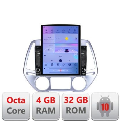 Navigatie HHyundai I20 2011-2014 manual si automat Android radio gps internet Octa Core 4+64 LTE Kit-i20-2012+EDT-E709 CarStore Technology