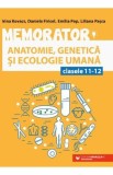 Memorator de anatomie, genetica si ecologie umana - Clasele 11-12 Ed.5 - Irina Kovacs, Daniela Firicel, Emilia Pop, Liliana Pasca