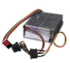 PWM 100A variator turatie regulator turatie motor DC10-55 schimb sens foto
