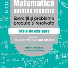 Matematica - Clasa 12 - Breviar teoretic (filiera tehnologica) - Petre Simion