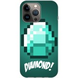 Husa compatibila cu Apple iPhone 13 Pro Max model Diamond , Silicon, TPU, Viceversa, Transparent, Carcasa