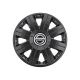 Set 4 Capace Roti 15 inchi (R15) Cosmos Negru, Compatibile cu Nissan, Autohelix MSA