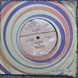Mini vinil 7&quot; (17.5 cm) doua cantece: unul tiganesc Ochii negri si unul sarbo croat, anii 1980, Melodia, URSS, stare f buna