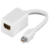 Adaptor MD port tata - HDMI mama Goobay ADAPT-MDPM/HDMIF-GBAY, alb