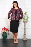 Compleu Elegant Nobles Marsala - 56Marimea, Yves