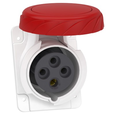 Priza industriala ST fixa 3P+E 16A Schneider 400V PKF16F734 foto