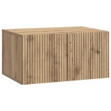 vidaXL Oglindă TV montată pe perete Stejar Artizanal 59,5 x 41 x 30 cm 898514