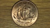 Anglia / Marea Britanie - moneda de colectie an unic - 1/2 half penny 1953 AUNC - calitate rara!