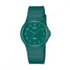 Ceas Barbatesc/Unisex Casio Collection MQ-24B-3BEF, Quartz, Analogic, 34mm, Verde/Negru, Rasina, Rezistent Apa