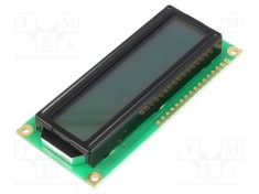 Afisaj LCD alfanumeric STN 16x2 gri RAYSTAR OPTRONICS 80x36x13,5mm foto