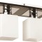 Plafoniera Andra Wenge 2XE27 60W