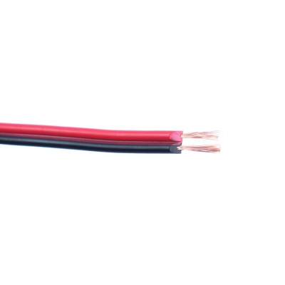 Cablu difuzor 2 x 0.5 mmp Hoff, rosu / negru foto