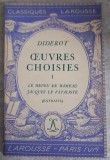 OEUVRES CHOISIES VOL.1 LE NEVEU DE RAMEAU JACQUES LE FATALISTE-DENIS DIDEROT-215060