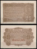 Romania 1917, 25 BANI BGA Banca Generala Romana, WWI, Ocupatia Germana, P#M1, UNC!