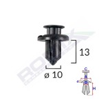 CLIPS FIXARE BARA FATA PENTRU HONDA/MITSUBISHI 10X13MM - NEGRU SET 5 BUC 61964