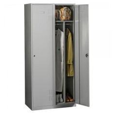 VESTIAR METALIC CU 2 USI COMPARTIMENTAT 800x500x1800 mm (LxlxH), ZERO (2FF)