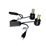 Cumpara ieftin Set 2 becuri LED F2 cobS , Canbus, 100W, lumina alb-rece, 12.000 lumeni, fara eroare, SOCLU H7