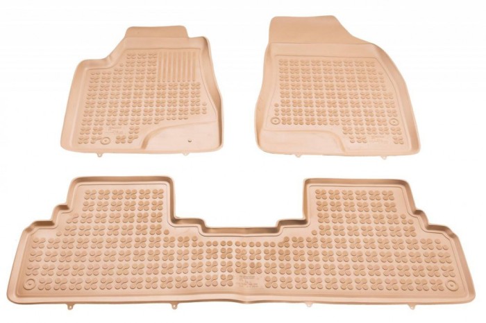 Covorase Presuri Auto Cauciuc Dedicate Bej Lexus RX III AL10 2009 - 2012