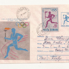Plic FDC Romania - Jocurile olimpice de vara, Seoul 1988 Circulat
