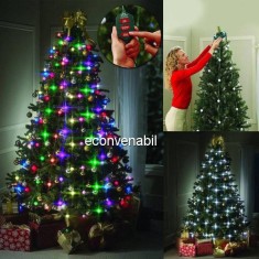 Instalatie Luminoasa Brad de Craciun 48 LED Jocuri Lumini Tree Dazzler foto