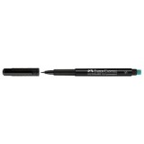 Marker permanent Faber Castell, varf rotund 0. 4 mm, negru