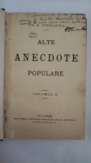 TH.SPERANTIA-ALTE ANECDOTE POPULARE ( VOLUMUL 2)-1900 X3.