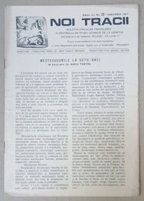 NOI TRACII , BULETIN CIRCULAR TRACOLOGIC , NR.29 , 1977 foto
