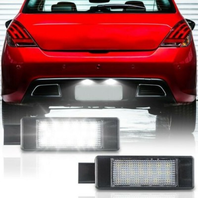 Lampi numar LED pentru Citroen C4 II, C4 Picasso I, II, C4 Grand Picasso I, II, C3 III, C4 Cactus, C5 III foto
