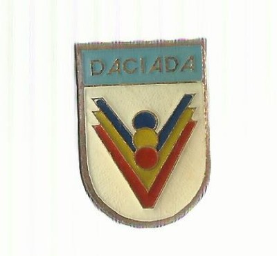 AMS# - INSIGNA DACIADA RSR, VARIANTA MARE, 24 mm foto